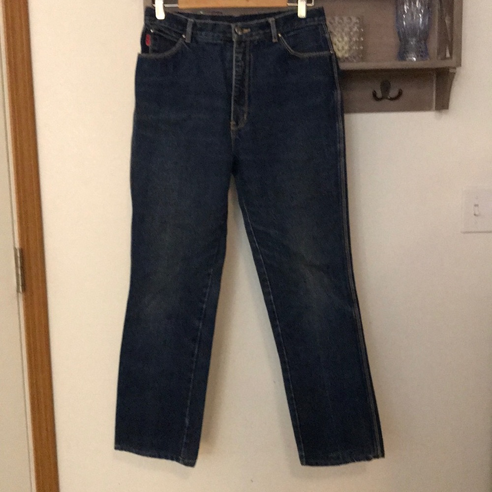 Gloria Vanderbilt Jeans, blue, 100%cotton, size 14 30Wx29L